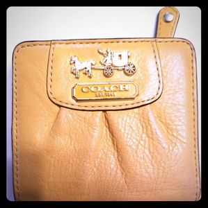 Vintage Coach Signature Yellow Wallet